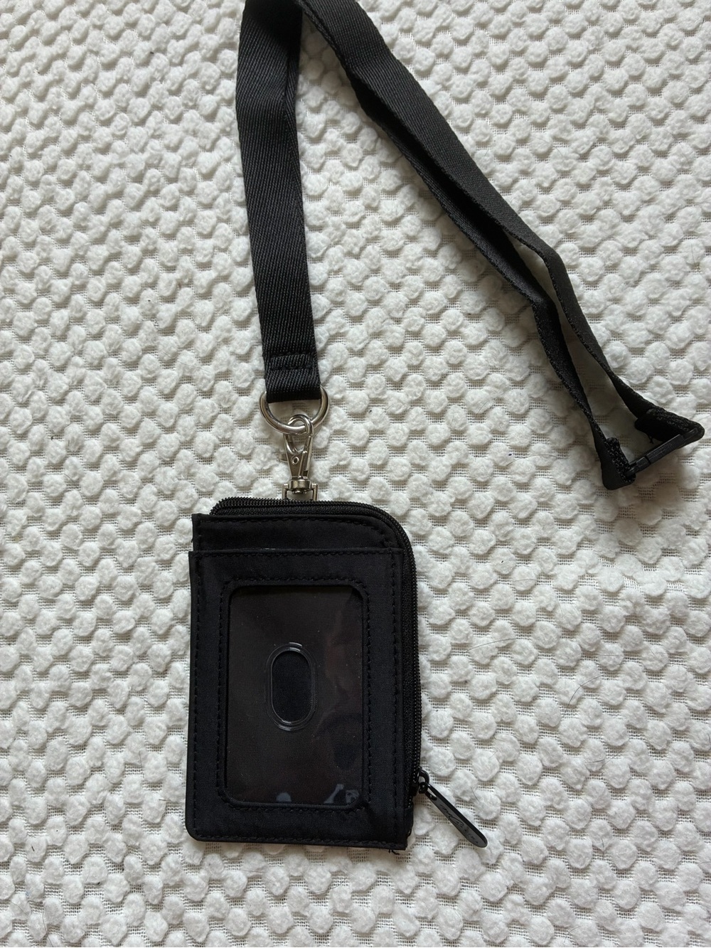 Black breakaway lanyard ID badge wallet - Thirty One